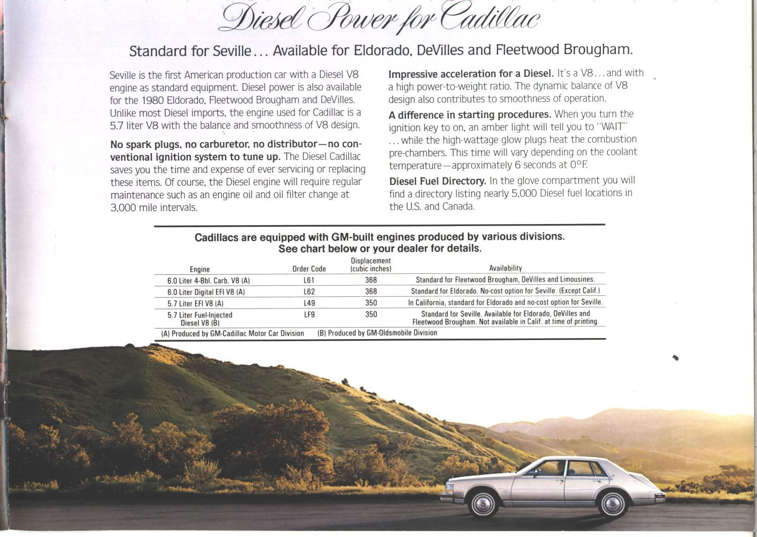 1980 Cadillac Preview Brochure Page 2